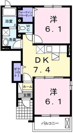 エクセレント大野の物件間取画像